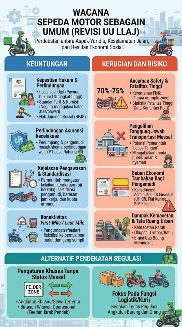 Infografis revisi UU LLAJ. Sumber: Djoko
