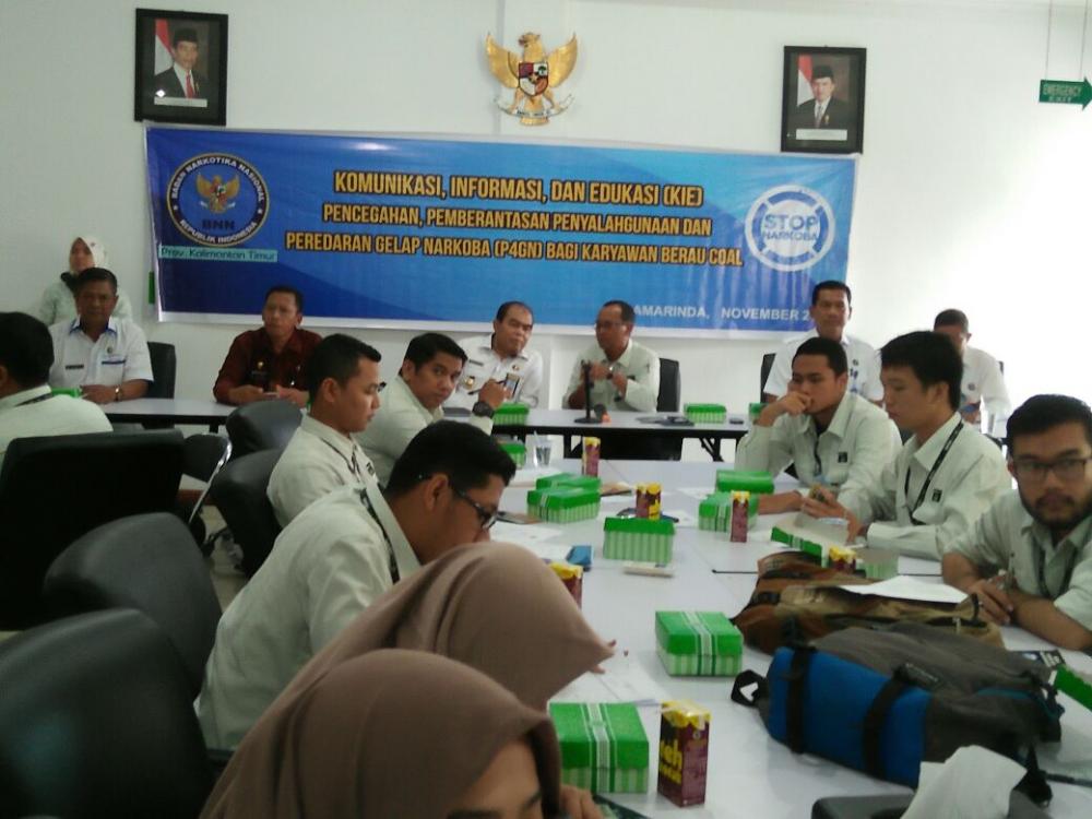 Perkuat Pencegahan Narkoba, BNNP Kaltim Gandeng PT Berau Coal 