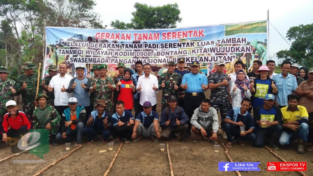 Lewat Gerakan Tanam Serentak, Wujudkan Swasembada Pangan Nasional Berkelanjutan