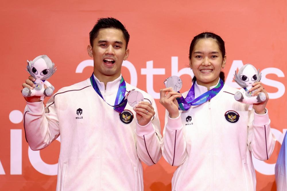 Debut Manis Berujung Perak, Amri/Nita Akui Kehilangan Momentum di Final Asian Games 2026