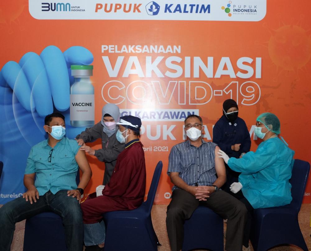 Tingkatkan Herd Immunity Karyawan, PKT Mulai Vaksinasi Covid-19 Tahap Pertama