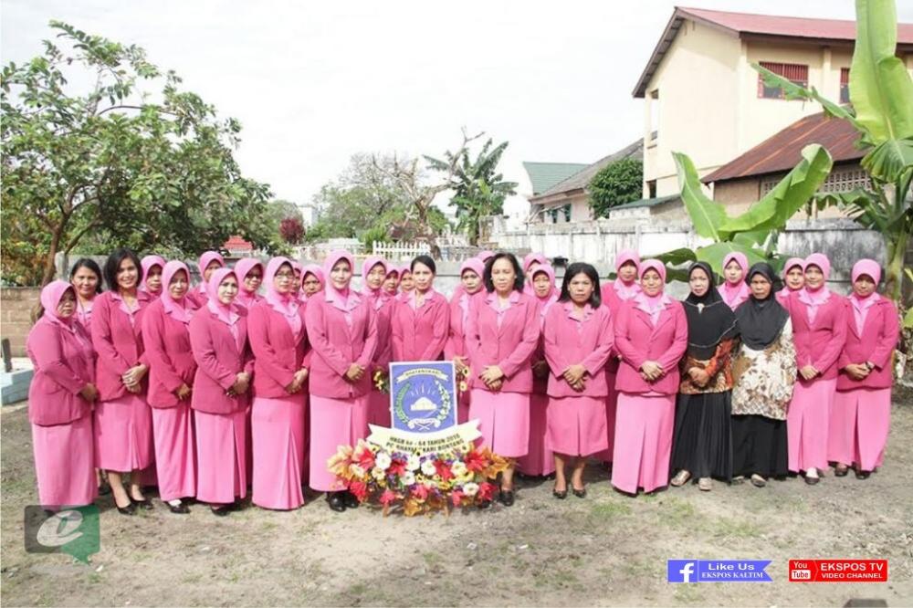 Bhayangkari Kota Bontang Kenang Jasa Mendiang Brigpol Panguriseng