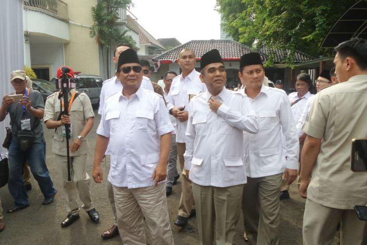 Daftar ke KPU, Gerindra Ingin Menangkan Mandat Rakyat