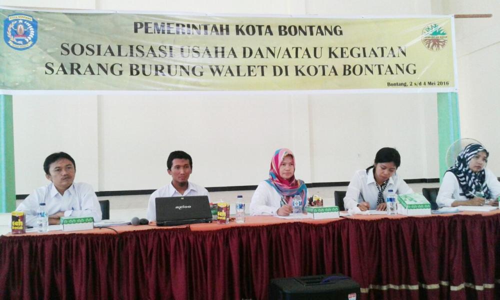 210 PENGUSAHA SARANG WALET BONTANG, IKUTI SOSIALISASI ATURAN DAN PERIJINAN 