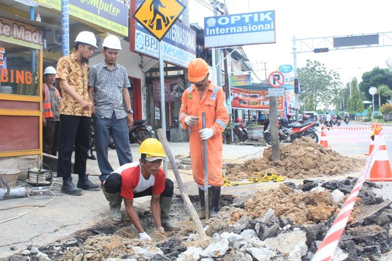 Pipa Jargas Bocor, PT BME Minta Pelanggan Bersabar