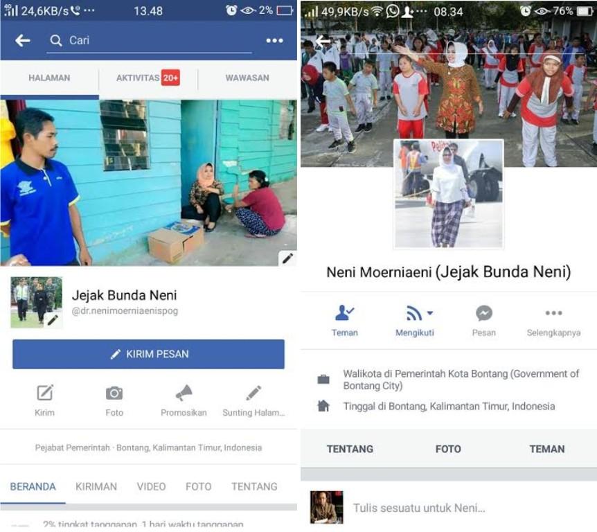 Akun Jejak Bunda Neni Diretas, Wali Kota Ajak Warga Bontang Berkomunikasi di Akun Baru