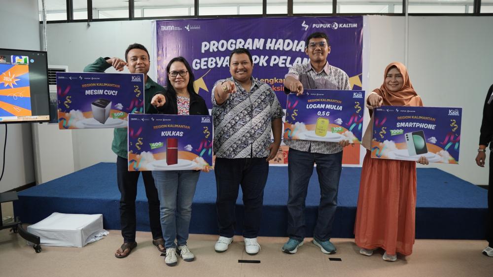 Gebyar NPK Pelangi 2024, Pupuk Kaltim Apresiasi Kios hingga Petani di Daerah