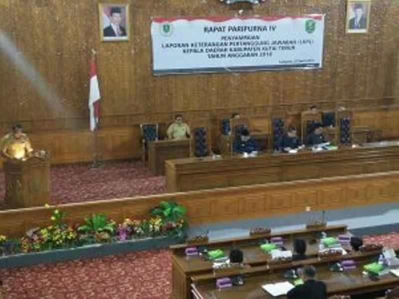 Dewan Soroti LKPJ Bupati 2018, Begini Masalahnya
