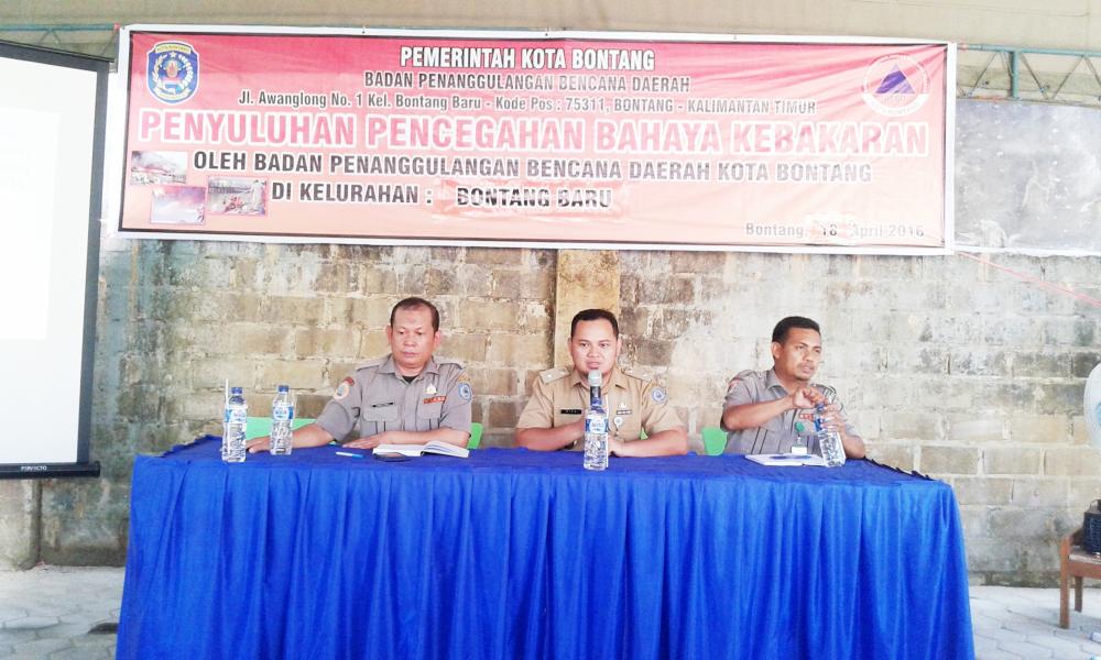 BPBD BONTANG: MENGATASI BENCANA BUKAN TUGAS PEMERINTAH SAJA, TAPI TUGAS KITA SEMUA