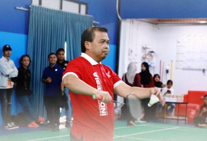 Wawali Bontang Buka Turnamen HMB Cup Badminton 2, Momentum Anak Muda Bangun Prestasi