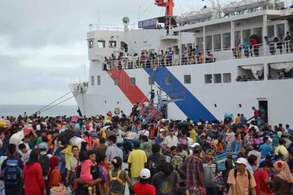 CALON PENUMPANG KAPAL LAUT DIHIMBAU TIDAK BELI TIKET LEWAT CALO