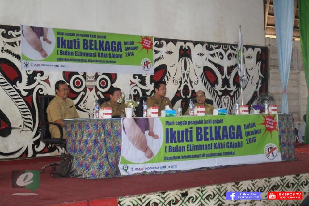 Cegah Penyakit Kaki Gajah, Dinkes Mahulu Bagi Obat Filariasis