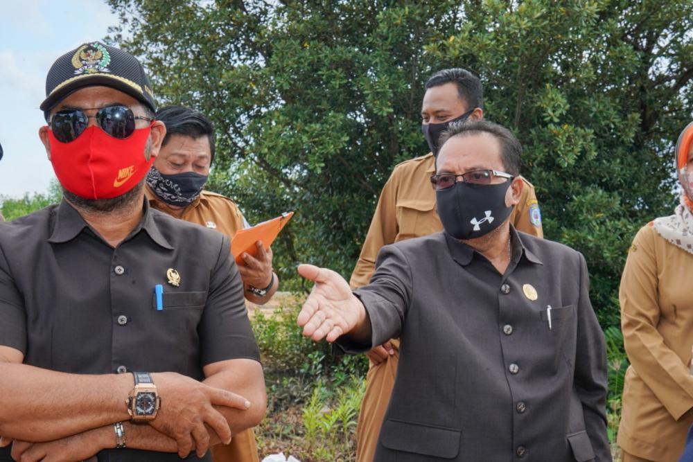 Respon Cepat Keluhan Banjir, Komisi III DPRD Bontang Tinjau Lokasi
