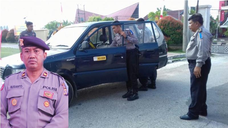 WASPADA TEROR BOM, SABHARA PERIKSA SETIAP PENGUNJUNG MAKOPOLRES BONTANG
