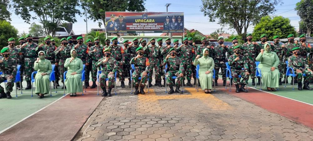 Dandim Bontang Pimpin Sertijab 3 Perwira