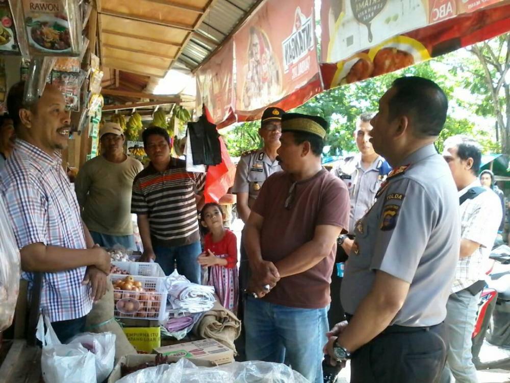 Sidak Pasar Pandansari, Kapolda: Harga Sembako Stabil