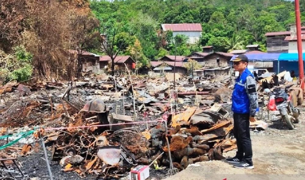 Ratusan Warga Kehilangan Rumah akibat Kebakaran di Kutai Timur 
