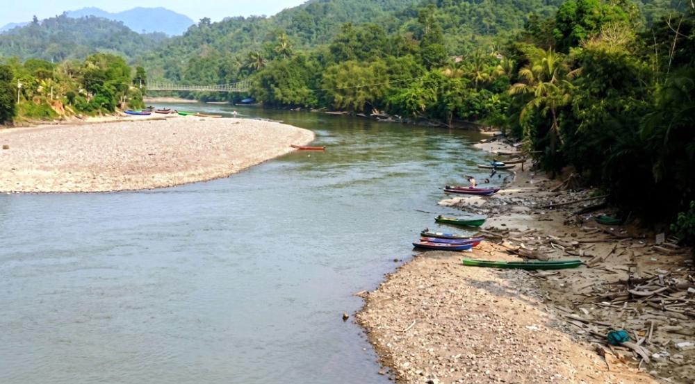 Kemarau Ekstrem di Kaltim Lumpuhkan Hulu Mahakam, Harga BBM Tembus Rp30 Ribu di Long Apari