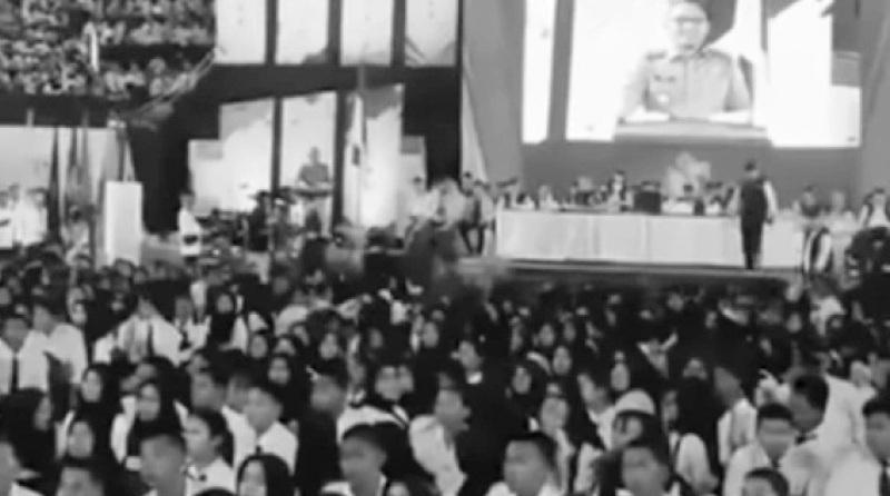 Alasan Mahasiswa Balik Badan Saat Wagub Kaltim Pidato