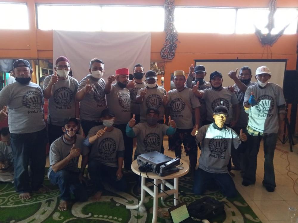 Relawan Basri - Najirah Bentuk Gerakan Pencegahan Politik Uang