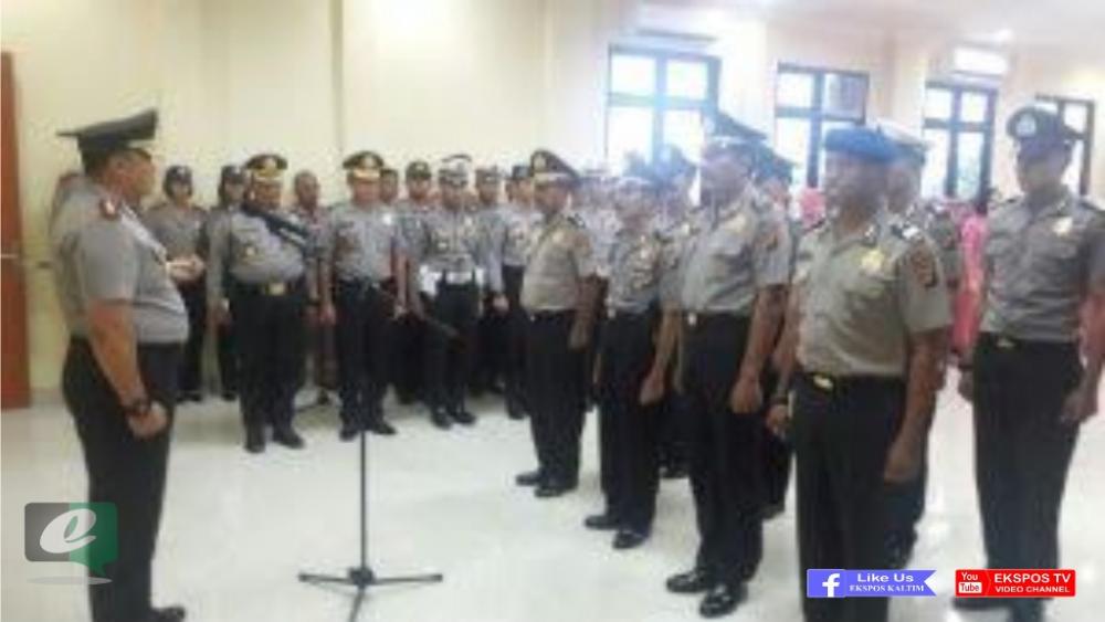 49 Personil Polres Bontang Naik Pangkat