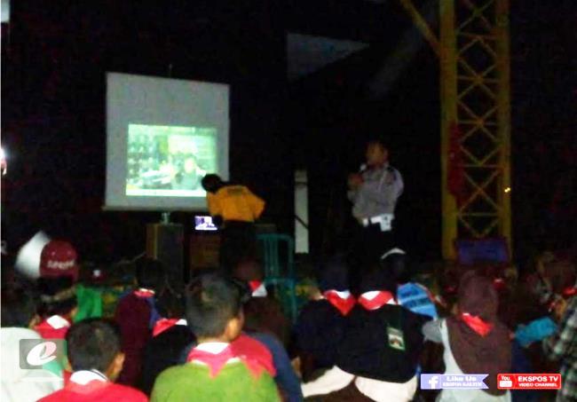 Ratusan Pelajar MTs di Bontang Dibekali Pengenalan Rambu-Rambu Lalu Lintas