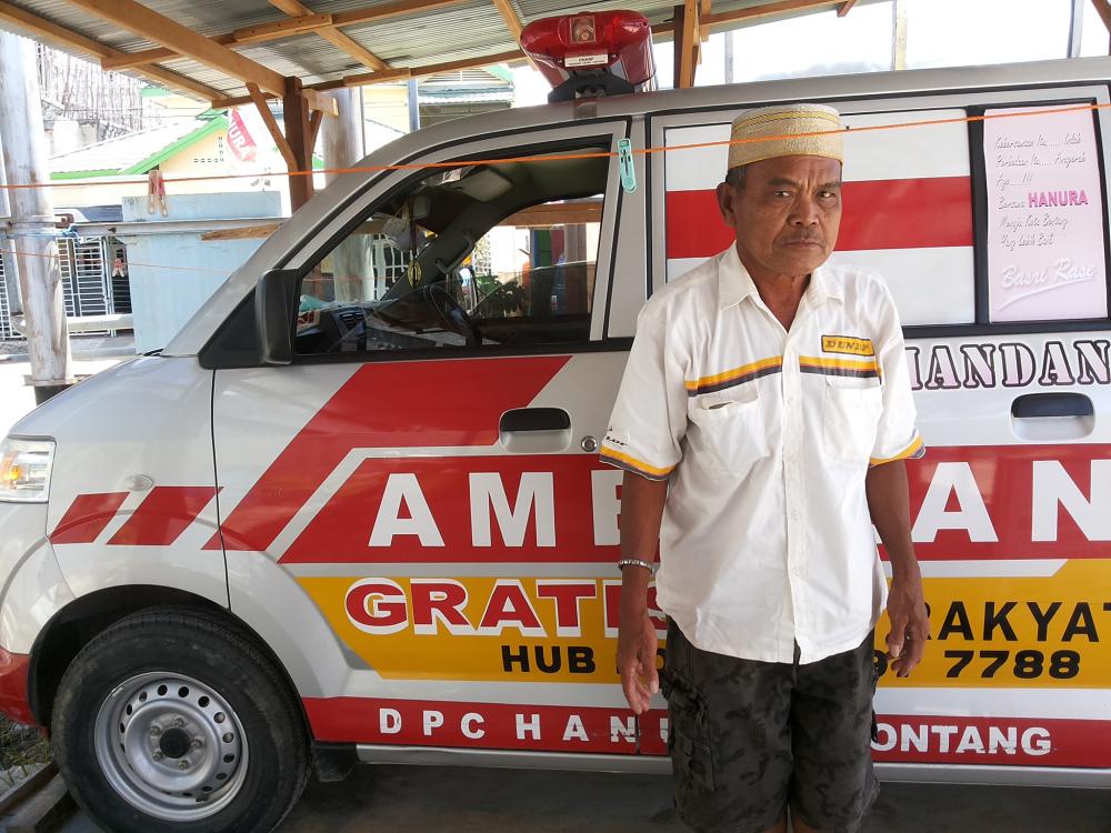 MESKI UPAH HANYA 750 RIBU, SAING, SANG SUPIR AMBULANCE, TETAP IHKLAS MELAYANI MASYARAKAT BONTANG