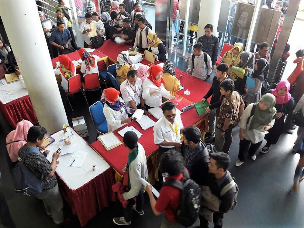 Besok Terakhir, Job Market Fair di BSCC Dome Dikunjungi Ribuan Pencaker