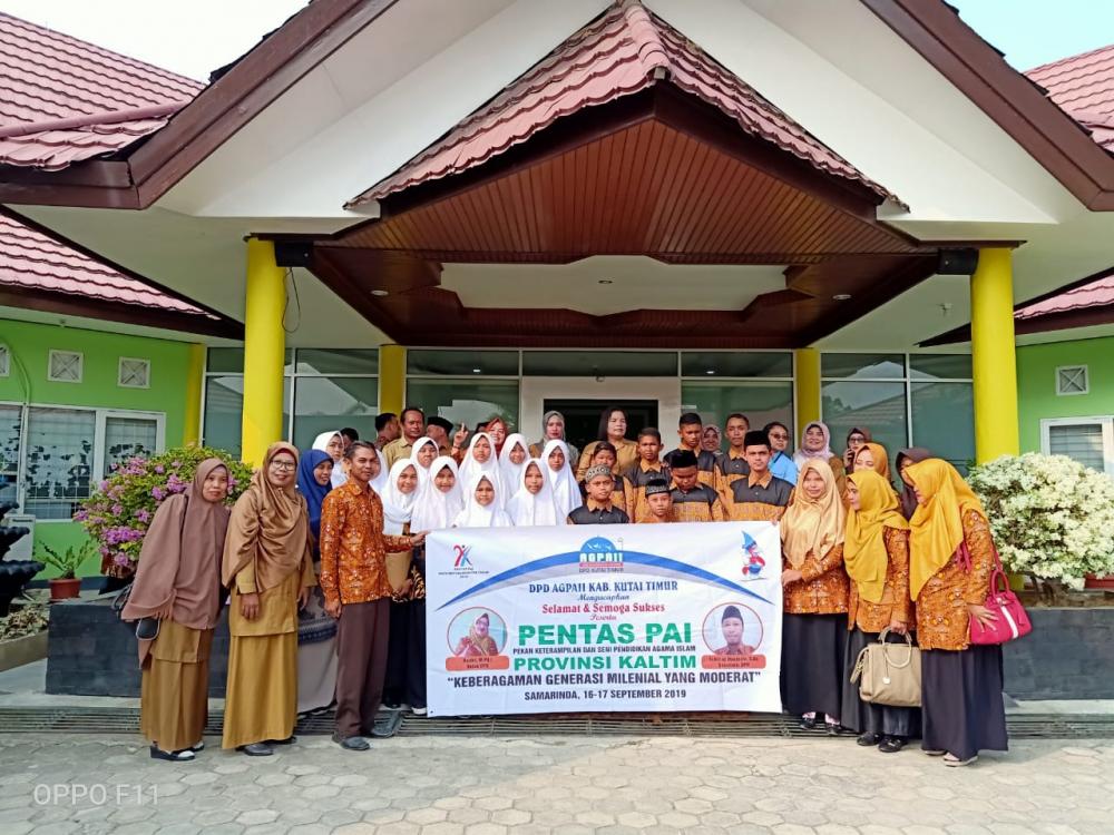 Disdik Kutim Lepas 31 Peserta Pentas PAI ke Samarinda