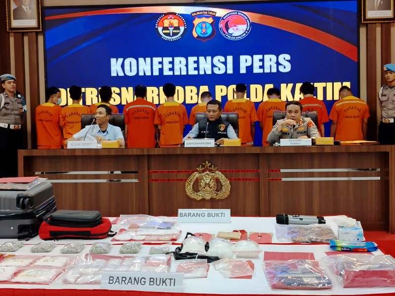 Polda Kaltim Gagalkan 3,5 Kg Sabu dan 3 Ribu Ekstasi