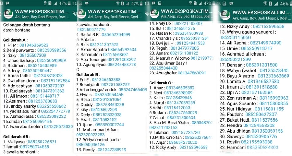 BONTANG DARURAT DBD, NETIZEN SEBAR NOMOR HP DI MEDSOS