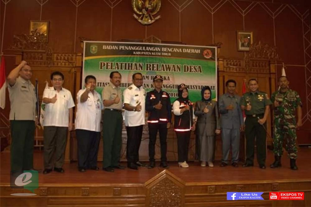 BPBD Kutim Gelar Pelatihan Relawan Desa Tangguh Bencana