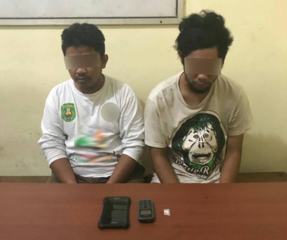 Terlibat Narkoba, Dua Pemuda Diamankan Polres Kutim