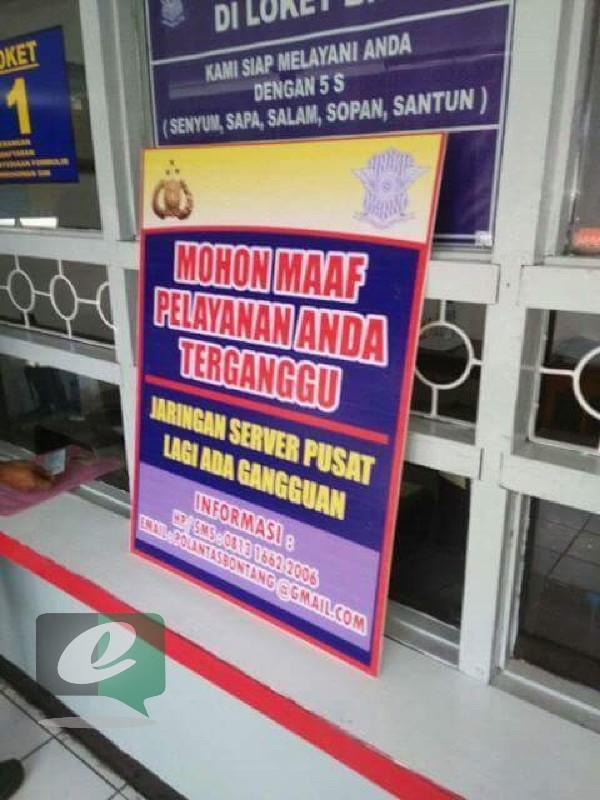 Server Pusat Terbakar, Satlantas Tetap Berupaya Maksimalkan Pelayanan