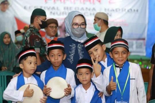 Wawali Bontang Buka Festival Rebana Ponpes Nurul Ichsan 