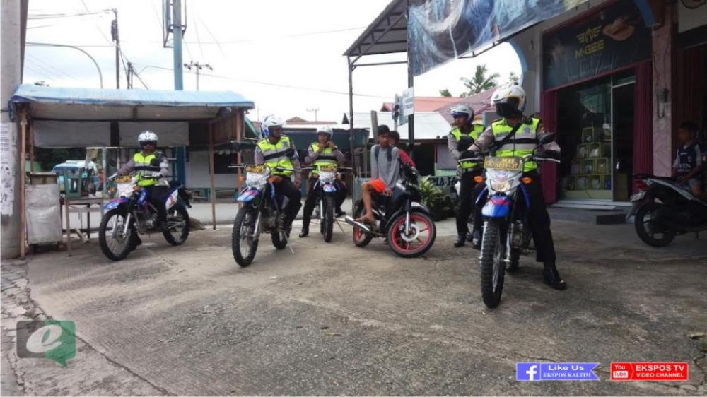 Lawan Arus, 5 Pengendara Motor di Bontang Ditilang