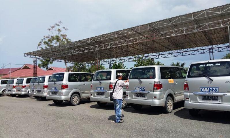 Sepuluh Unit Mobil Karyawan DMM Diamankan di Polres Kutim