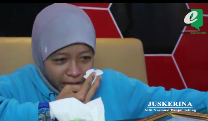 KESEDIHAN MENDALAM ATLET PANJAT TEBING, TERCURAH DIHARI KARTINI