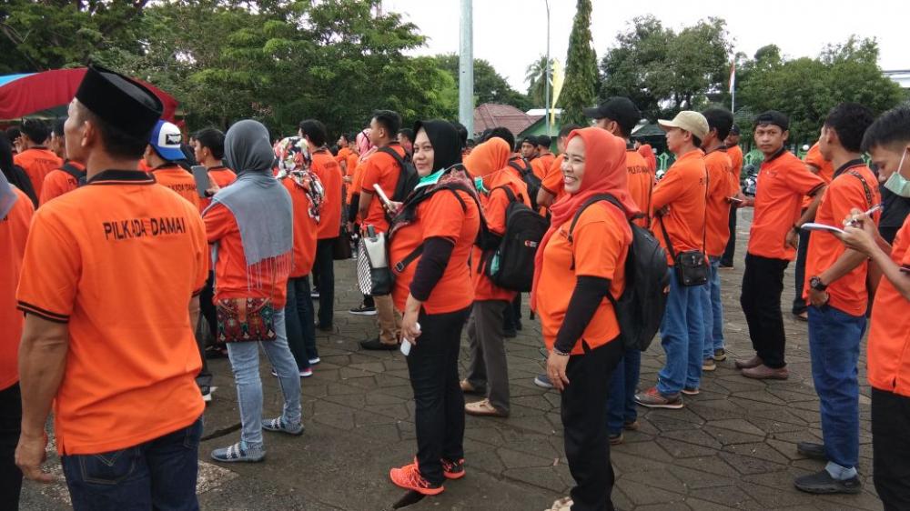 Sukseskan Pilkada, Panwaslu Bone Cek Kesiapan Jajaran Lewat Apel Siaga