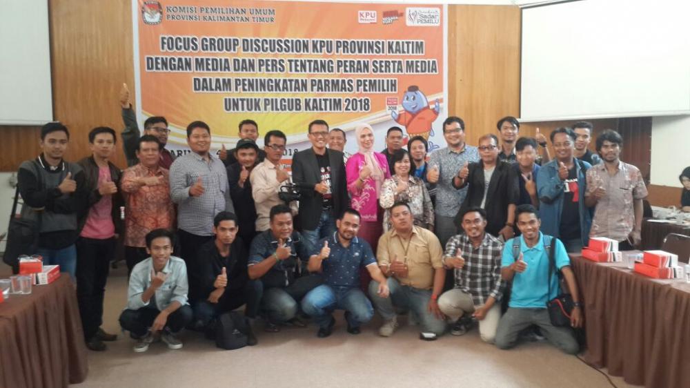 Tingkatkan Peran Media, KPU Kaltim Optimis Partsipasi Capai 77,5 Persen 