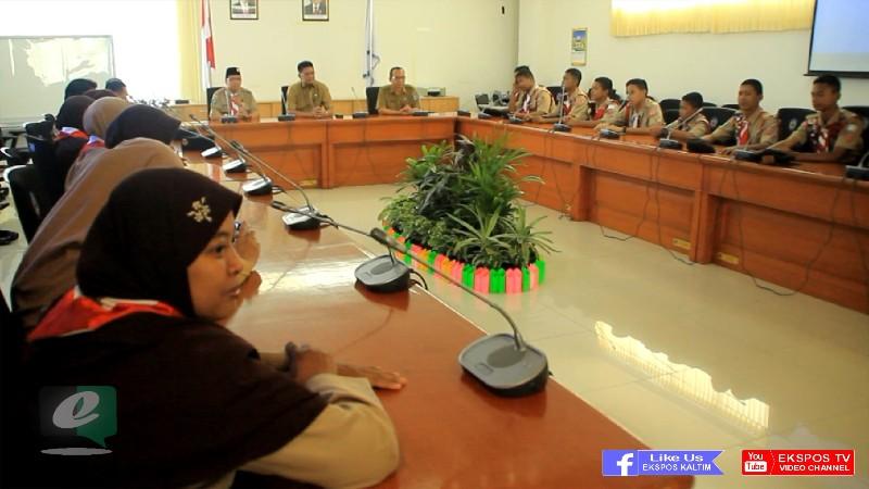 PESERTA JAMBORE NASIONAL ASAL BONTANG DIPESAN UNTUK KUASAI ARENA 