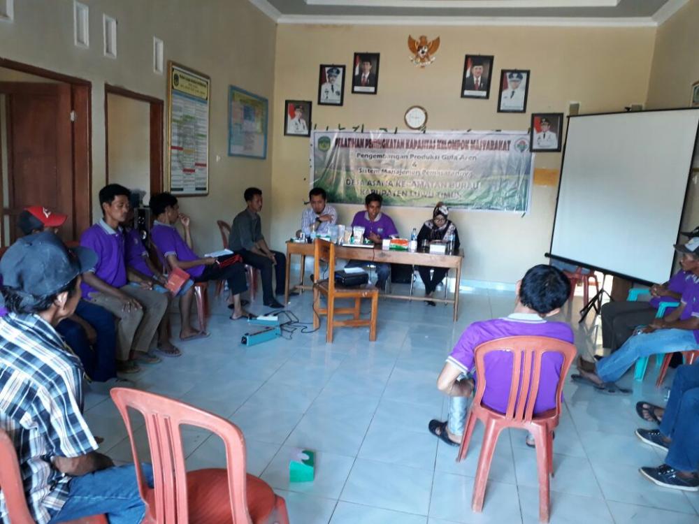 Pemdes Asana Lutim Bekali Warganya Pembuatan Gula Rendah Kalori