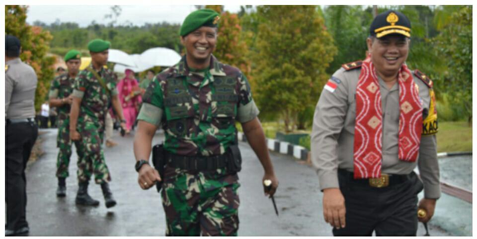 Jalin Silaturahmi, Kapolda Kaltara Kunjungi Brigif 24/BC