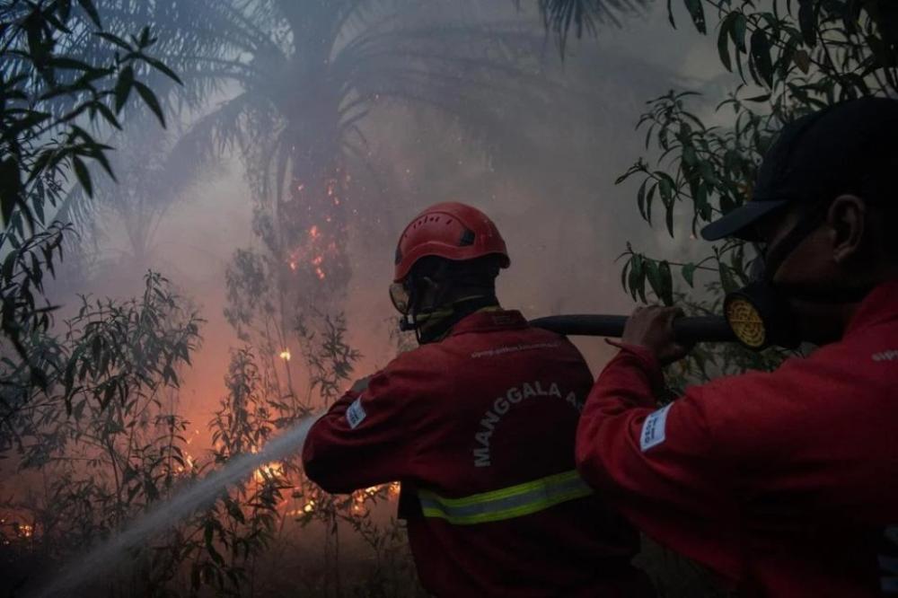 Cuaca Kalimantan Didominasi Awan dan Udara Kabur, Banjarmasin Waspadai Asap