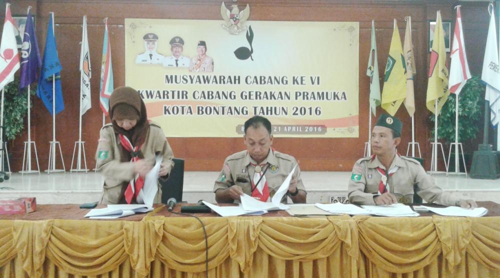    ABDUL MALIK TERPILIH MENJADI, KETUA KWARCAB GERAKAN PRAMUKA KOTA BONTANG