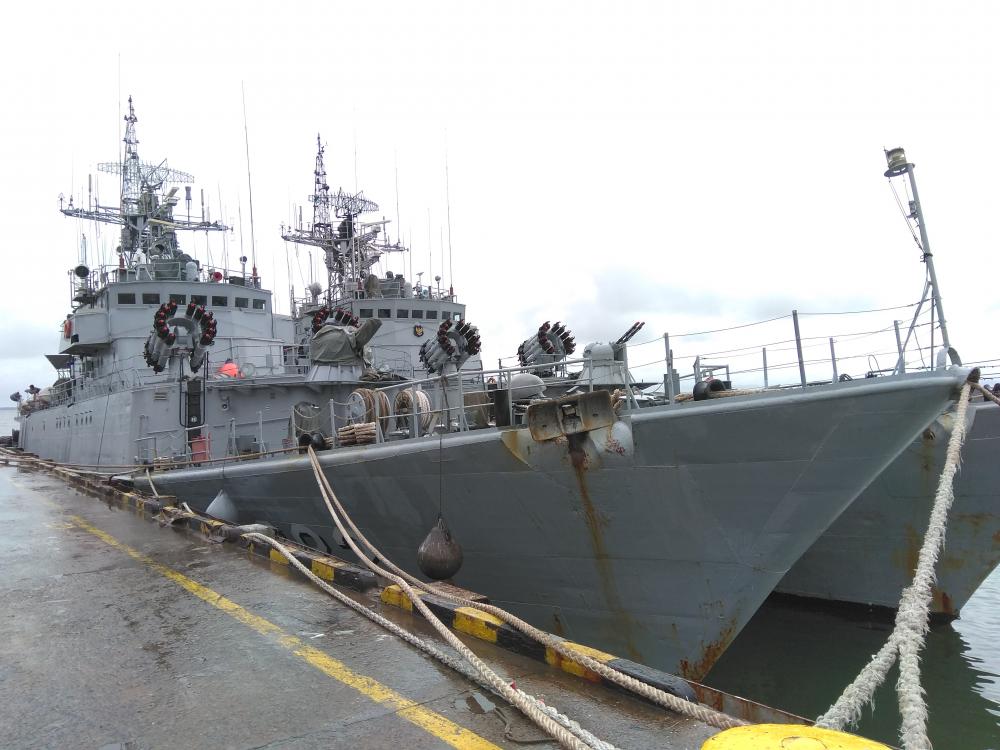 Tiga Kapal Perang Sandar di Semayang, Latihan Tangkal Terorisme di Laut