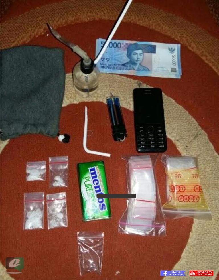 Asyik Pesta Sabu, Empat Pria di Bontang Diciduk Polisi