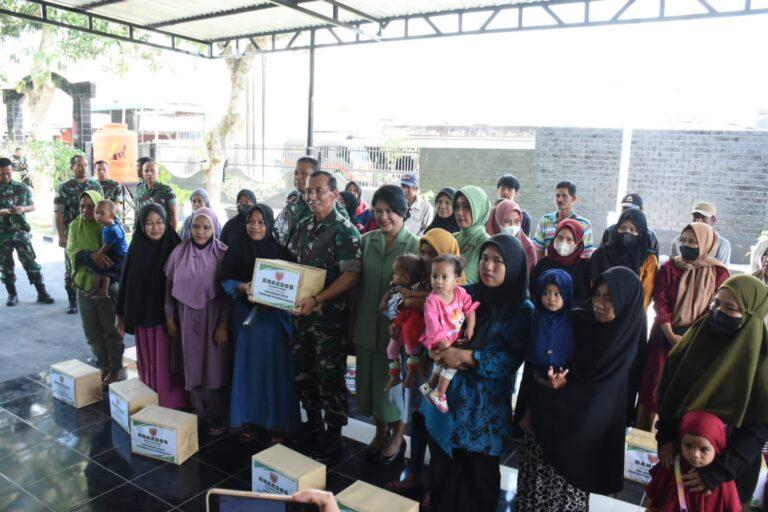 Berkunjung ke Makodim Pinrang, Pangdam XIV / Hasanuddin Berbagi Kebahagiaan