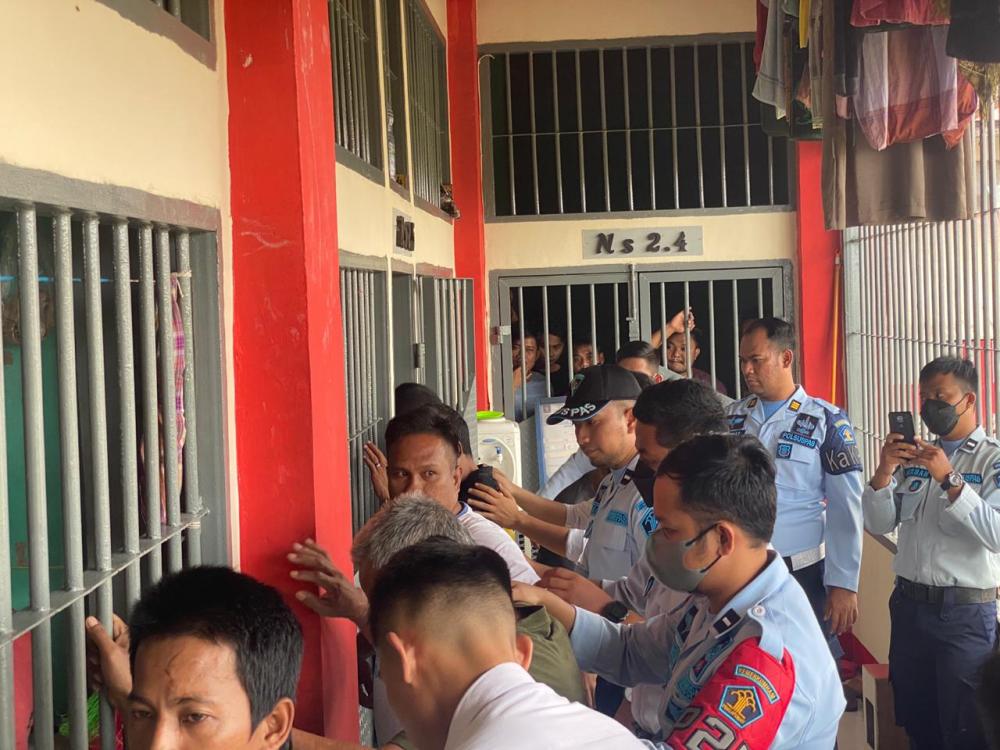 Lapas Bontang Gelar Razia, Petugas Temukan Sejumlah Barang Terlarang 