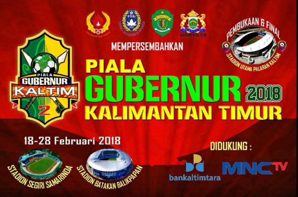 8 Tim Terbaik Tanah Air Bakal Berlaga di Piala Gubernur Kaltim 2018